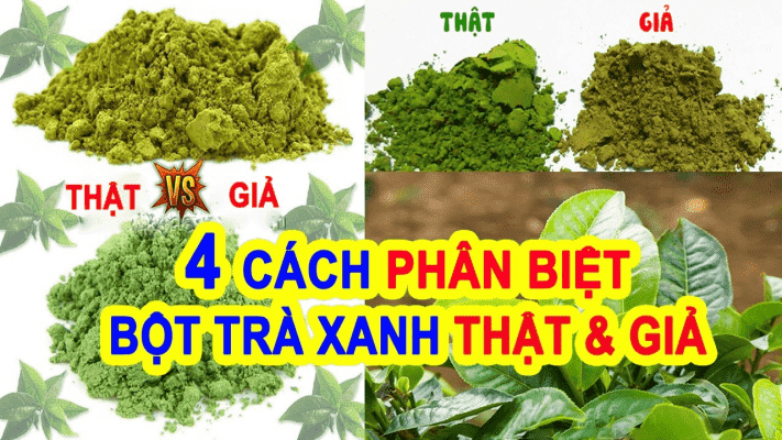 Cách phân biệt trà xanh thật và giả